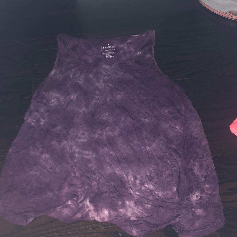 American eagle tie dye tank top